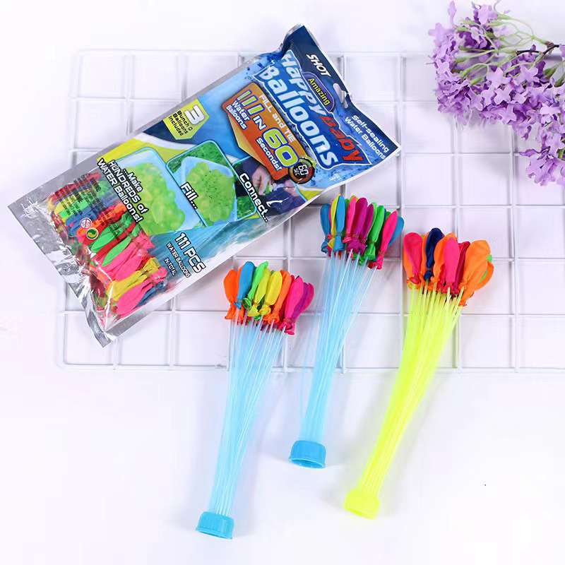 SG ready stock 111 Rapid Filling Self Sealing Water Balloons Shopee