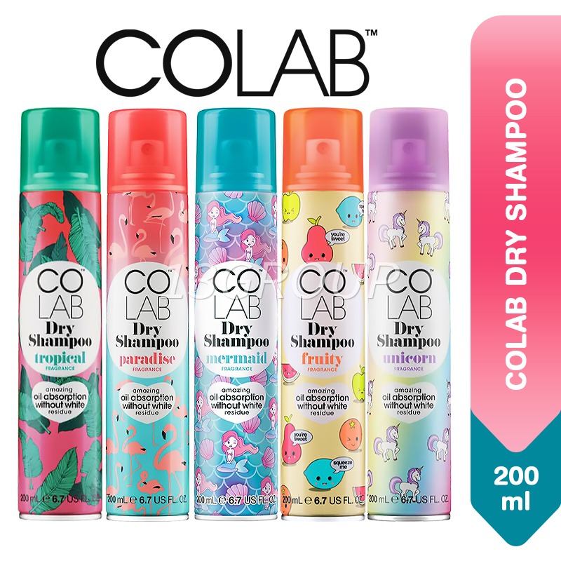COLAB Dry Shampoo Extreme Volume Fresh Original Overnight Paradise Refresh Protect Tropical