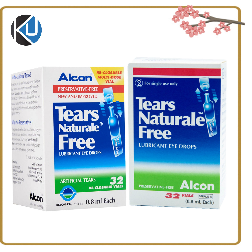 E2025 Alcon Tears Naturale Free Lubricant Eye Drops 32s Shopee Singapore 3053