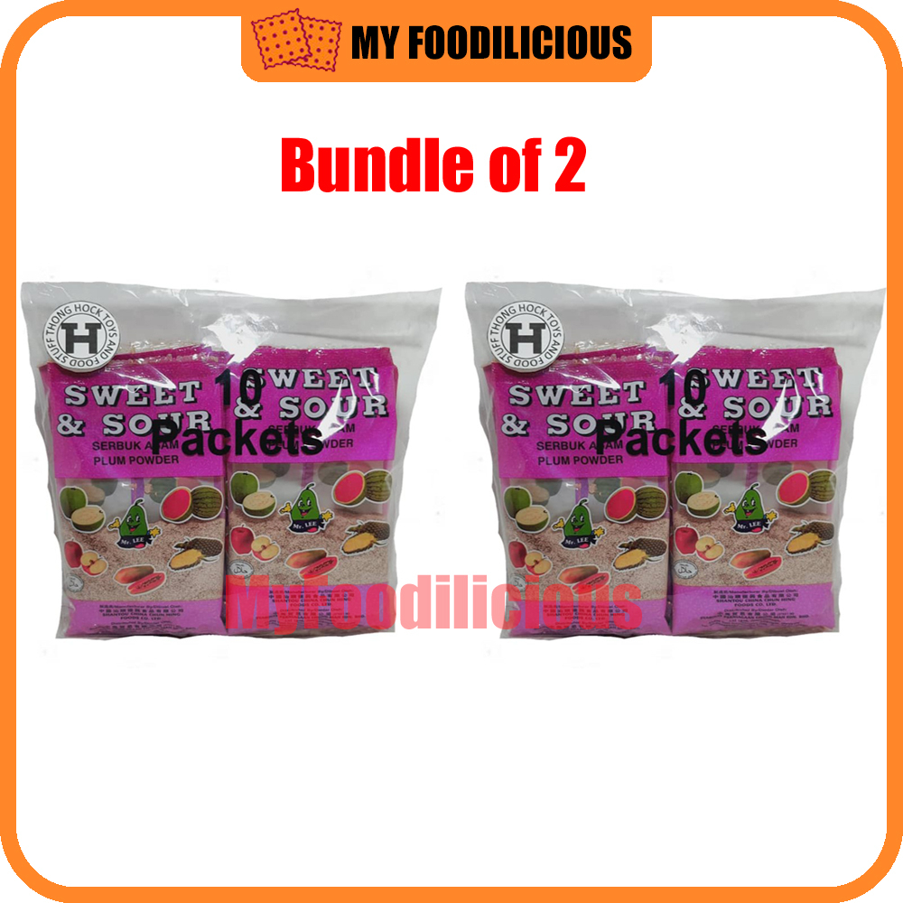 Chun Hing Sweet & Sour Plum Powder 60g x10 packets Serbuk Asam Shopee Singapore