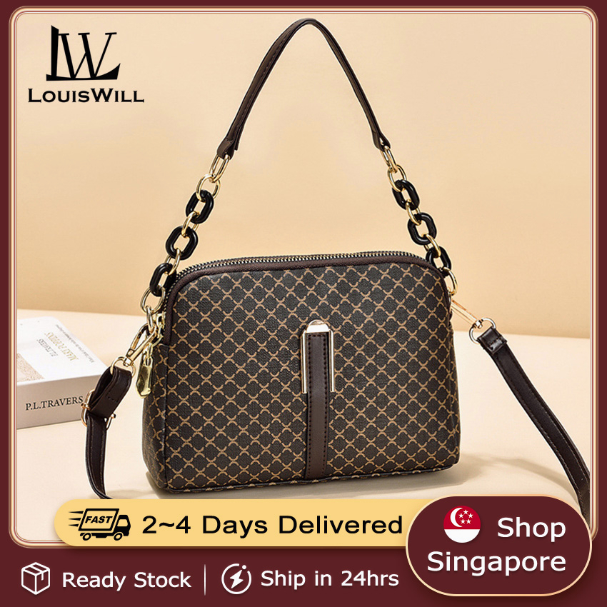 Louiswill Women Soft PU Shoulder Bags Fashion Water Resistant Handbag Waterproof Bag For Women Ladies Female