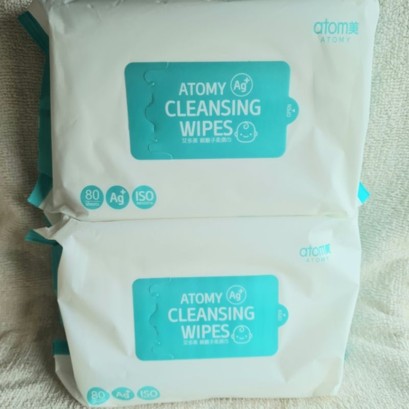 [SG Ready stock] Korea Branded Korean Brand Atomy Ag+ Cleansing Wipe