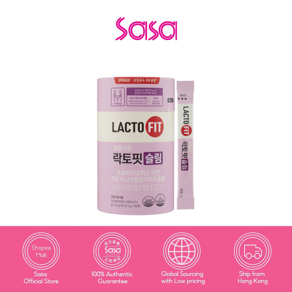 LACTO-FIT Probiotics Slim (2gX60packs/ UPGRADED 2gX60pack ) | Shopee ...