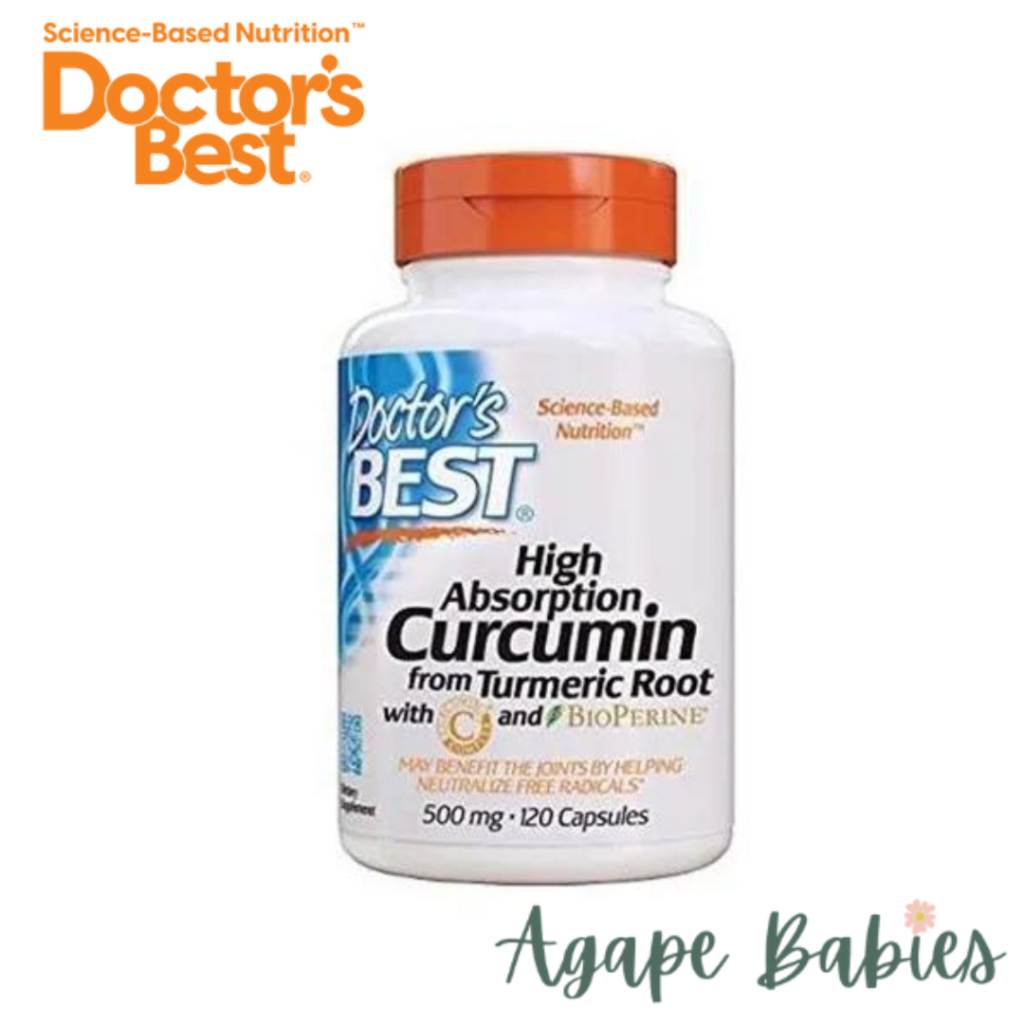Doctor's Best Curcumin High Absorption 500 mg, 120 caps. | Shopee Singapore