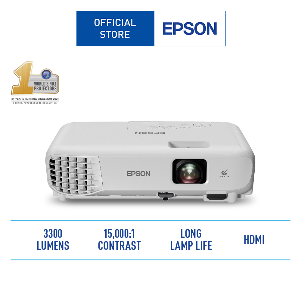 Epson EBE01 3300 Lumen XGA 3LCD Business Projector Shopee Singapore