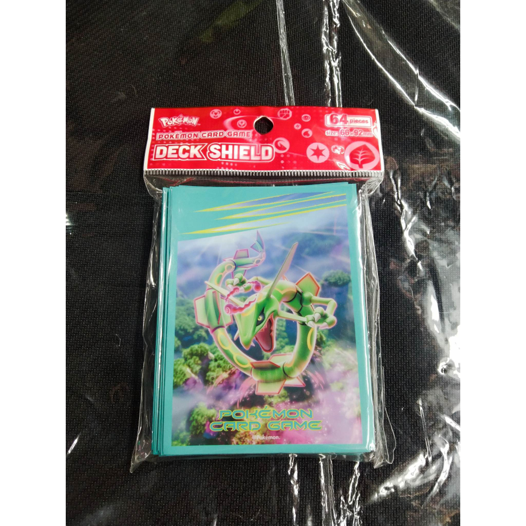 Pokemon Official Card Game Rayquaza Sleeves Shopee Singapore