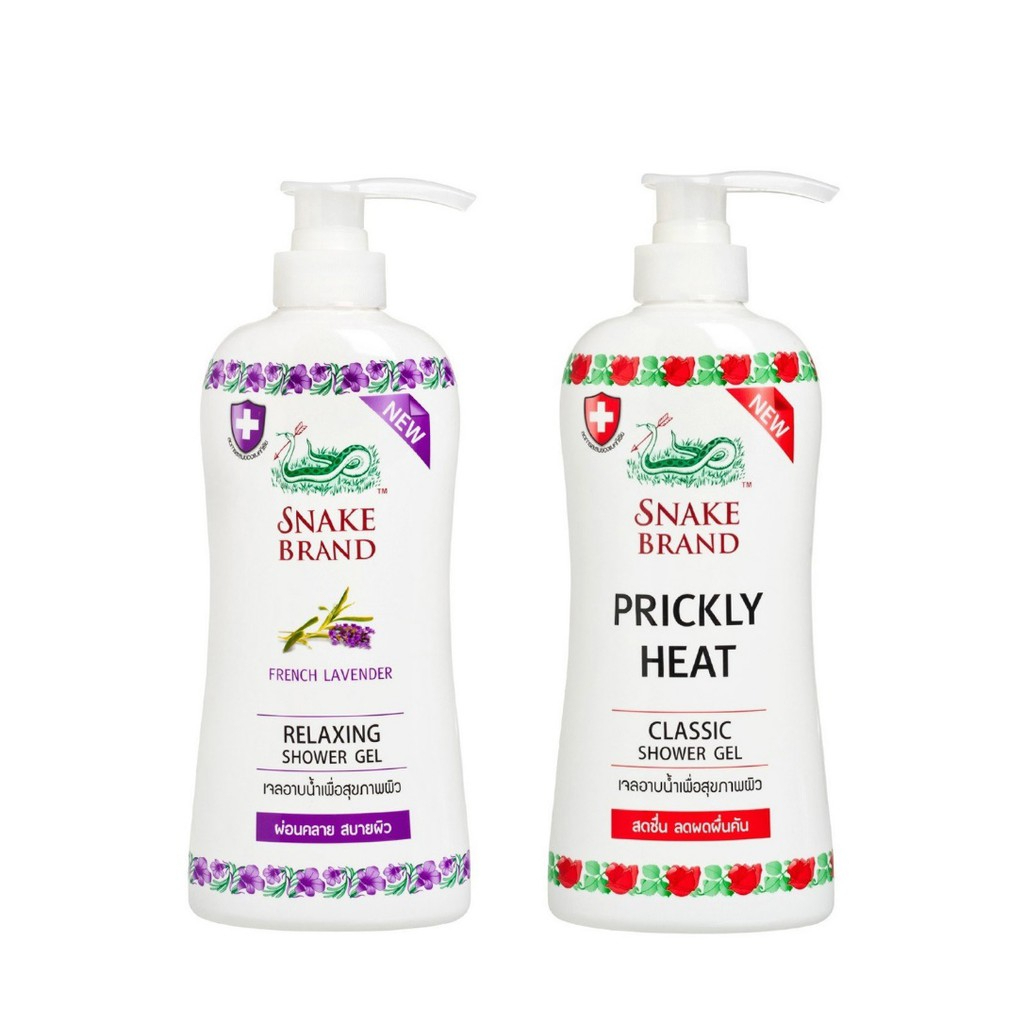 (Bundle Of 2) Snake Brand Prickly Heat Classic Shower Gel Fresh Shower