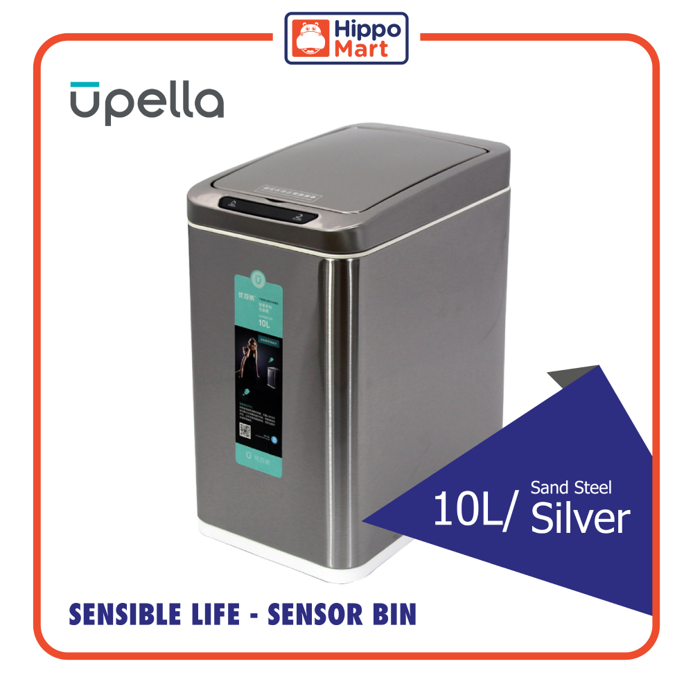 UPELLA Sensible Life Sensor Bin 10L, Dustbin, Kitchen Bin, Trash Bin