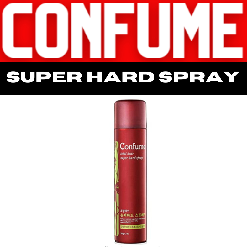 Confume Total Hair Super Hard Spray 300ml (Made in Korea) | Shopee ...