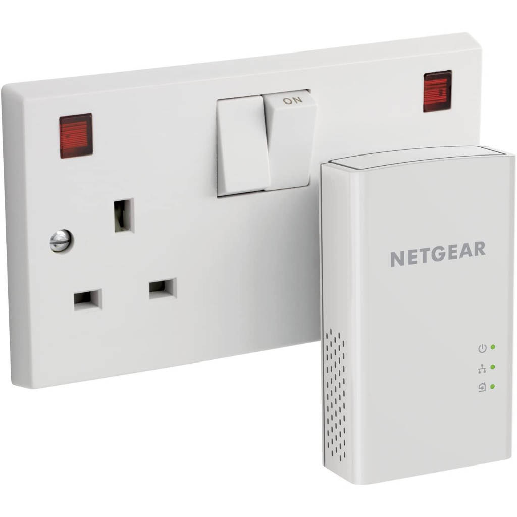 (used)NETGEAR PL1000-100UKS PL1000 Powerline 1000 Mbps 1 Gigabit ...