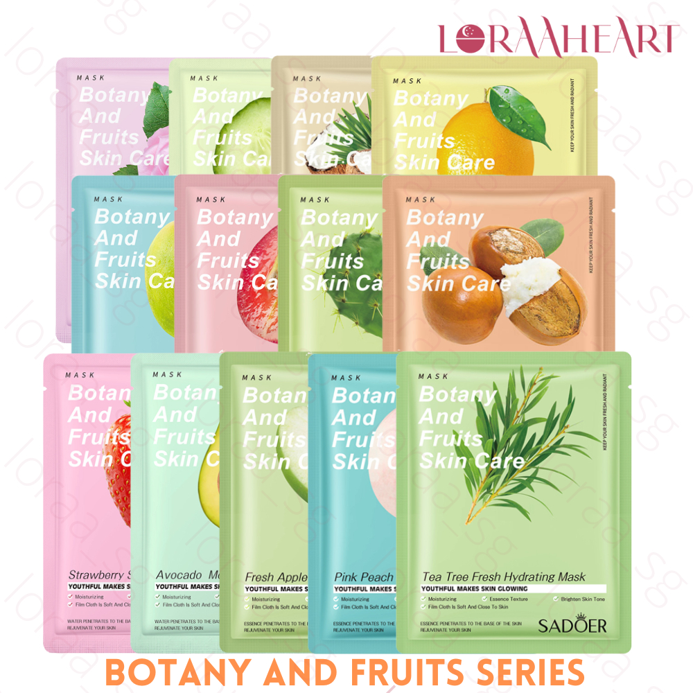 [SG Seller] SADOER Botany and Fruits Skin Care Masks Series -25g ...