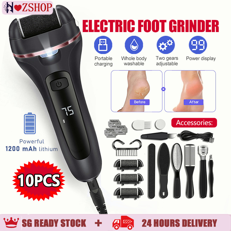 [SG seller]Electric Callus Remover Foot Grinder Rechargeable Foot