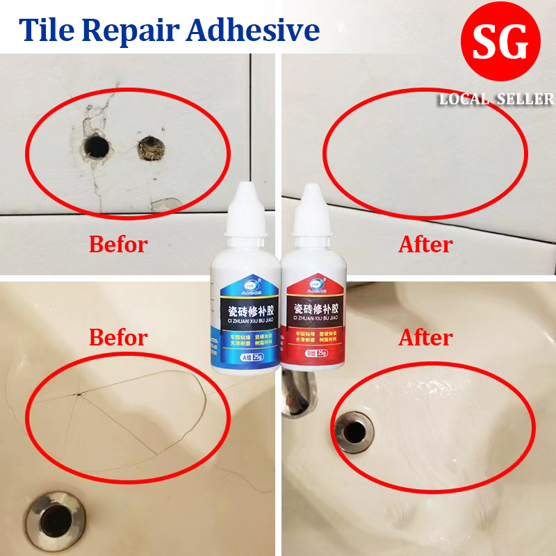 🇸🇬【SG stock】Ceramic tile repair adhesive AB adhesive strong adhesive