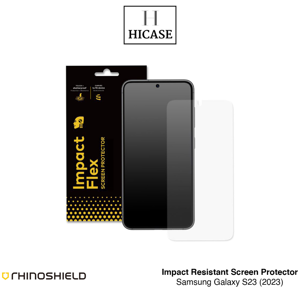 RhinoShield Impact Resistant Screen Protector for Samsung Galaxy S23