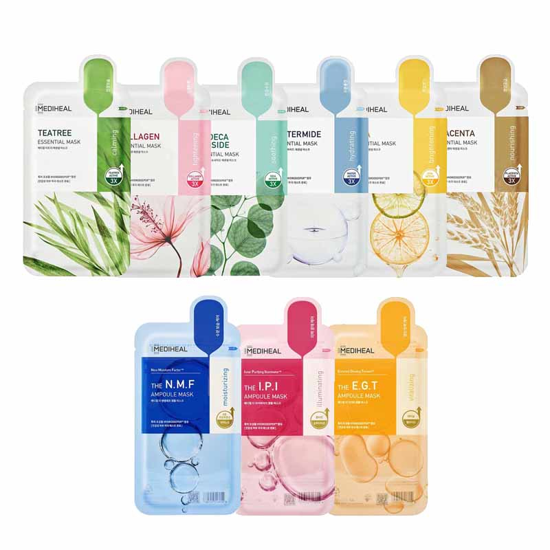 [MEDIHEAL] Ampoule & Esssential Mask 1ea | Shopee Singapore