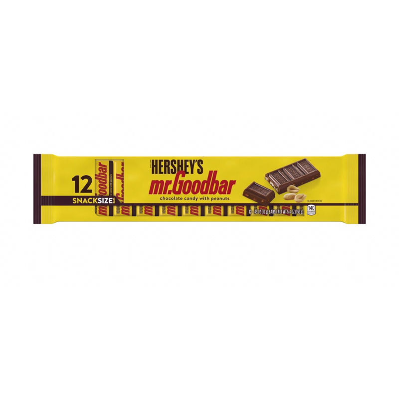 HERSHEY'S MR. GOODBAR Chocolate with Peanuts,12 bars Shopee Singapore