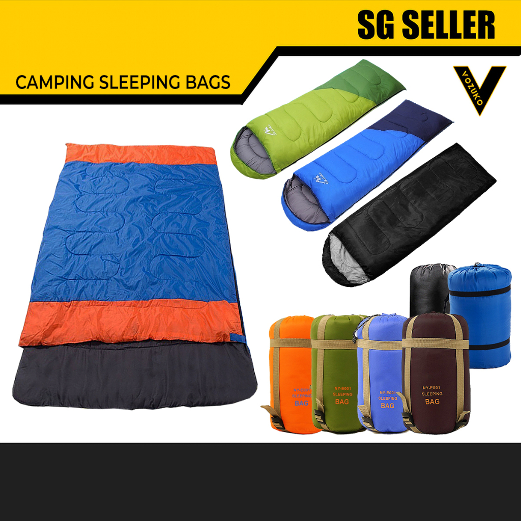 [SG SELLER] Cold weather sleeping bag double size or combine 2 in 1 for