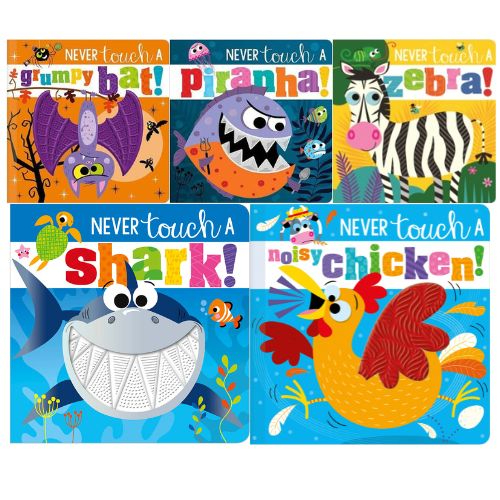Never Touch Series Never Touch A Shark Piranha Zebra Grumpy Bat Noisy 