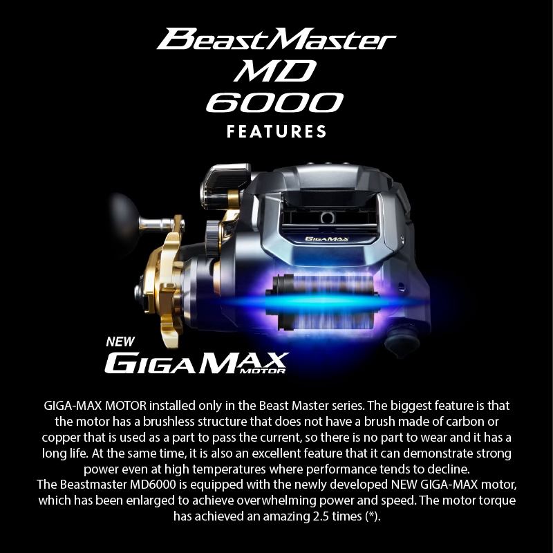 Shimano Beastmaster MD 6000 Reel | Shopee Singapore