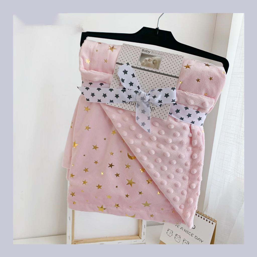 UltraFine Soft Short Plush Baby Blanket Baby Air Con Blanket Baby