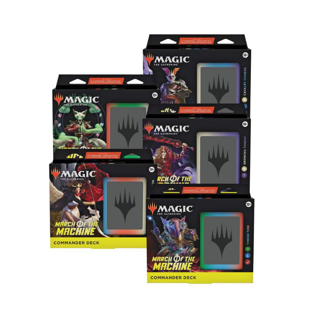 Magic the Gathering MTG March of the Machine Commander Decks (Set of 5) Shopee Singapore