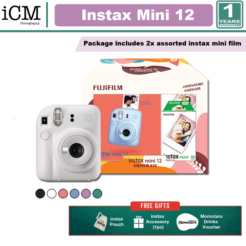 Fujifilm Mini 12 Instant Film Camera Gift Set 1 Year Fujifilm