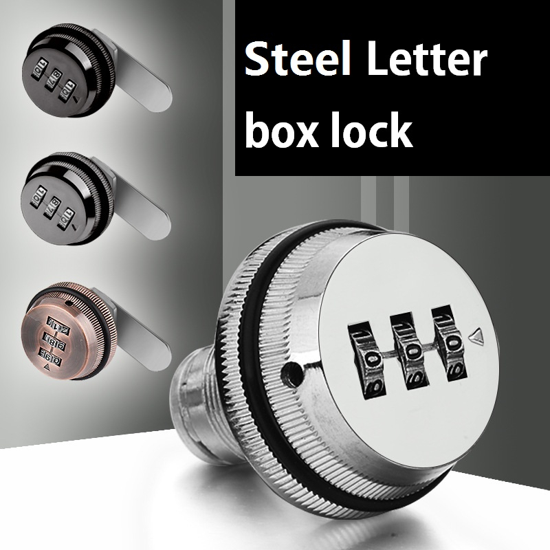 Steel Letter Box Lock Keyless Mailbox Lock Drawer lock Letterbox
