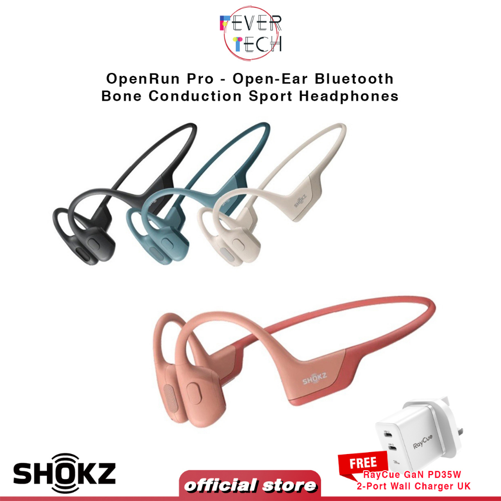 SHOKZ OpenRun Pro OpenEar Bluetooth Bone Conduction Sport Headphones