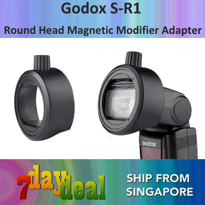 Godox S-R1 Adapter With AK-R1 Round Head Accessories Compatible For Yongnuo Canon Nikon Sony