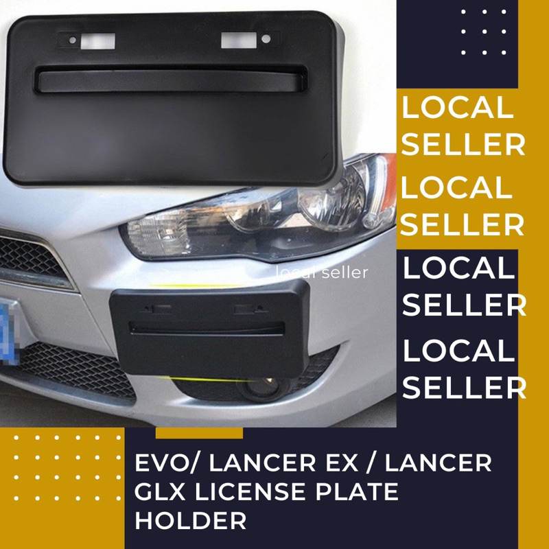 Lancer Ex Evo Side Mount Car Plate Holder Bracket Shopee Singapore