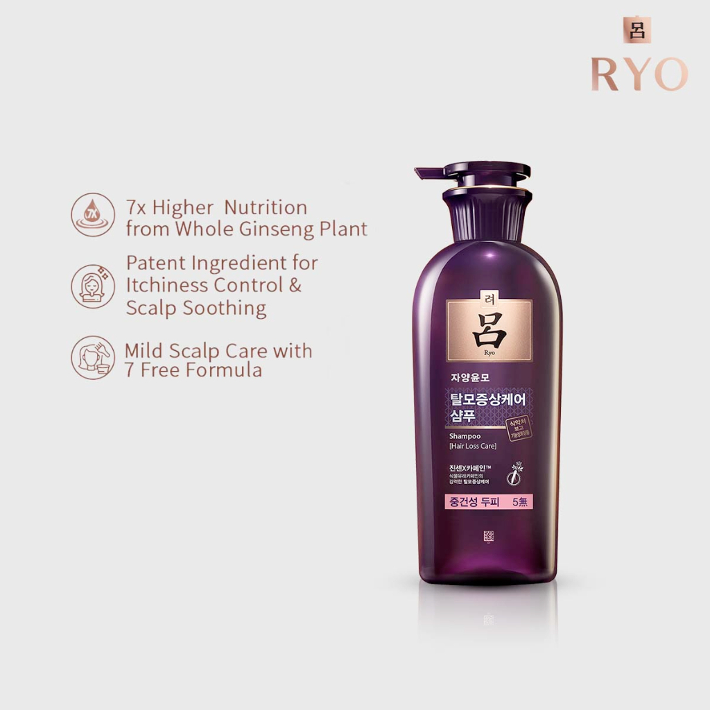Ryo Hair Loss Care Shampoo Normal/Dry Scalp 400ml Shopee Singapore