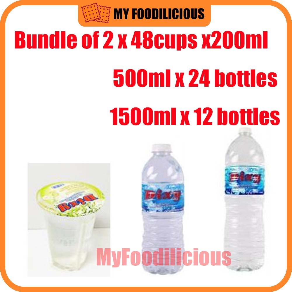 Dixy Mineral Water 200ml x 48cups /500ml x24 bottles /1500ml x 12 bottles Shopee Singapore