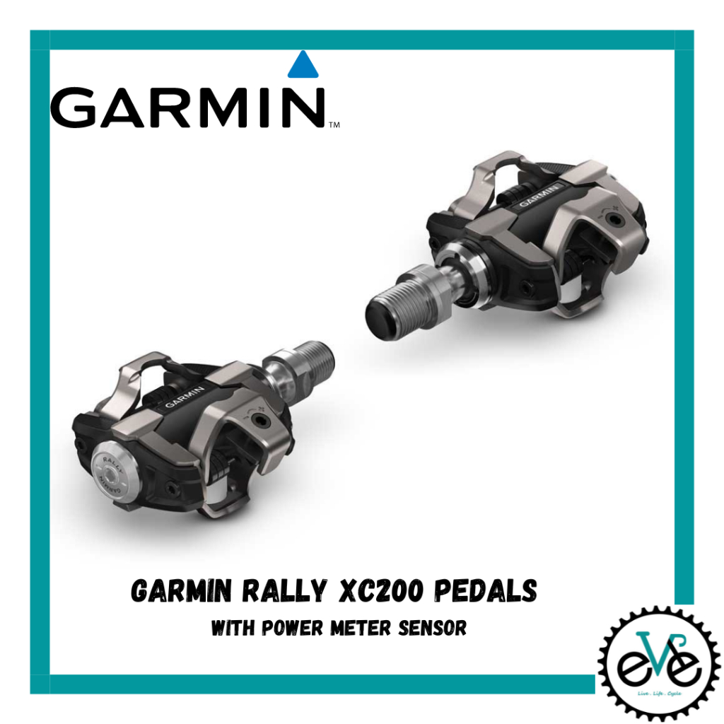 Garmin Rally XC200 XC100 Pedals With Power Meter Sensor Shimano MTB