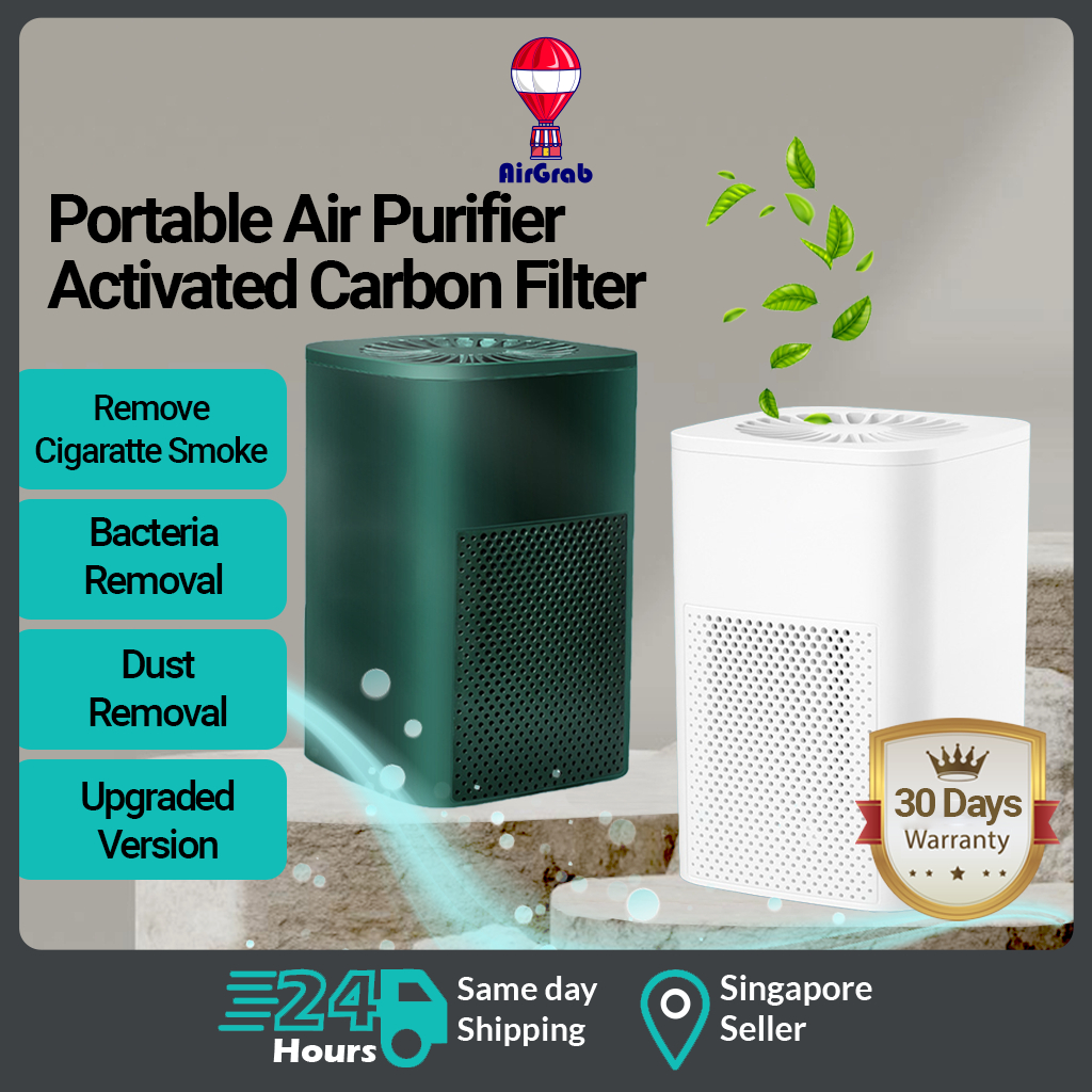 Portable Air Purifier Small USB Mute Mini Air Cleaner Smoke Dust