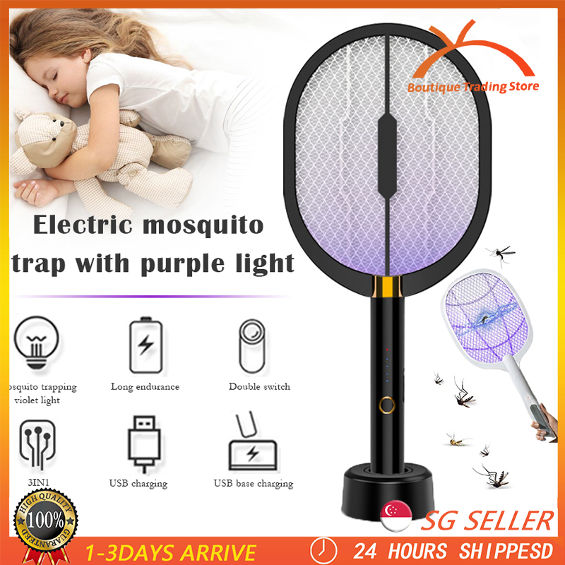 Electric Insect Racket Killer Mosquito Killer Pest Catcher Fly Bug ...