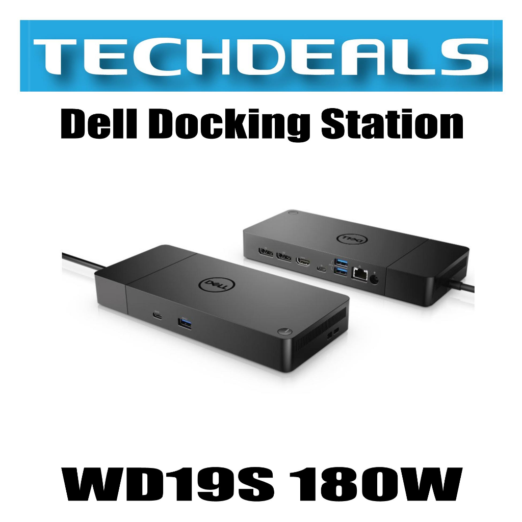 Dell Docking Station WD19S 180W Shopee Singapore