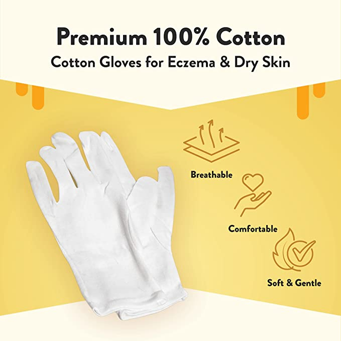 Adults Eczema Honey Premium Cotton Glove (NOTE Price by Piece