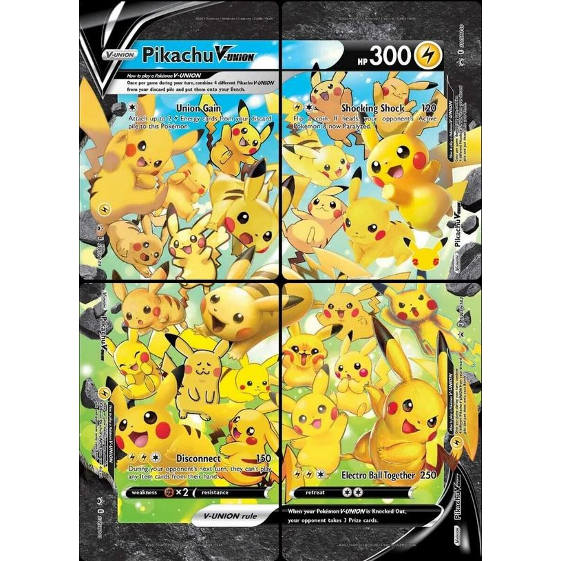 Pokemon TCG 25th Anniversary Celebrations Pikachu V-Union Promo