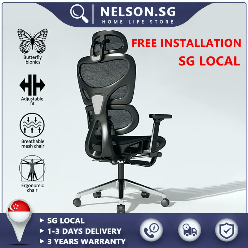 NELSON Office Chair Ergonomic Chair Gaming Chair with Lumbar Support