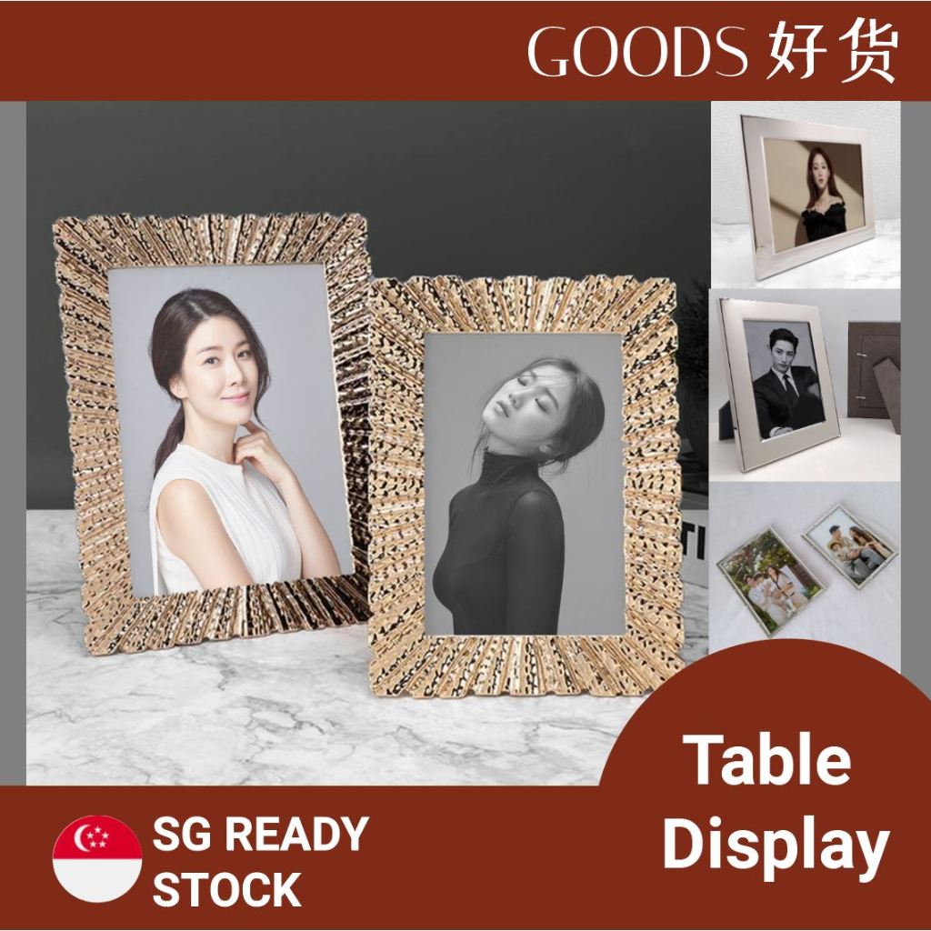 Decorative Posh Luxury Metal Photo Frame Table Display | Shopee Singapore