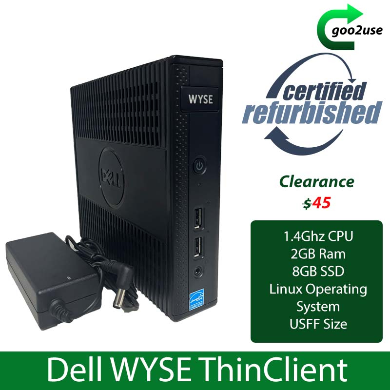 Dell Wyse 5010 Thin Client AMD 1.4Ghz 2GB RAM  8GB SSD