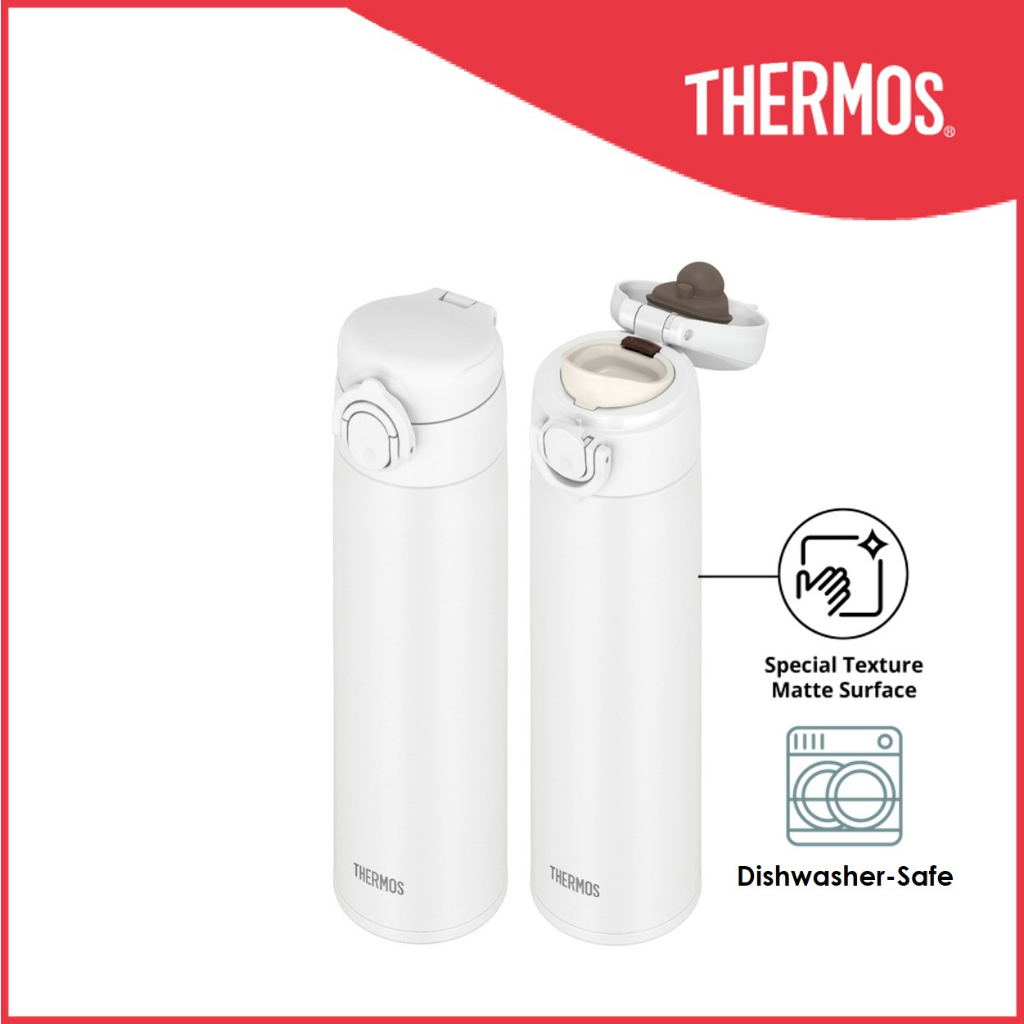 Thermos® JOK-500 Dishwasher-safe 500ML One-Push Bottle Stainless Steel 304 photo 6