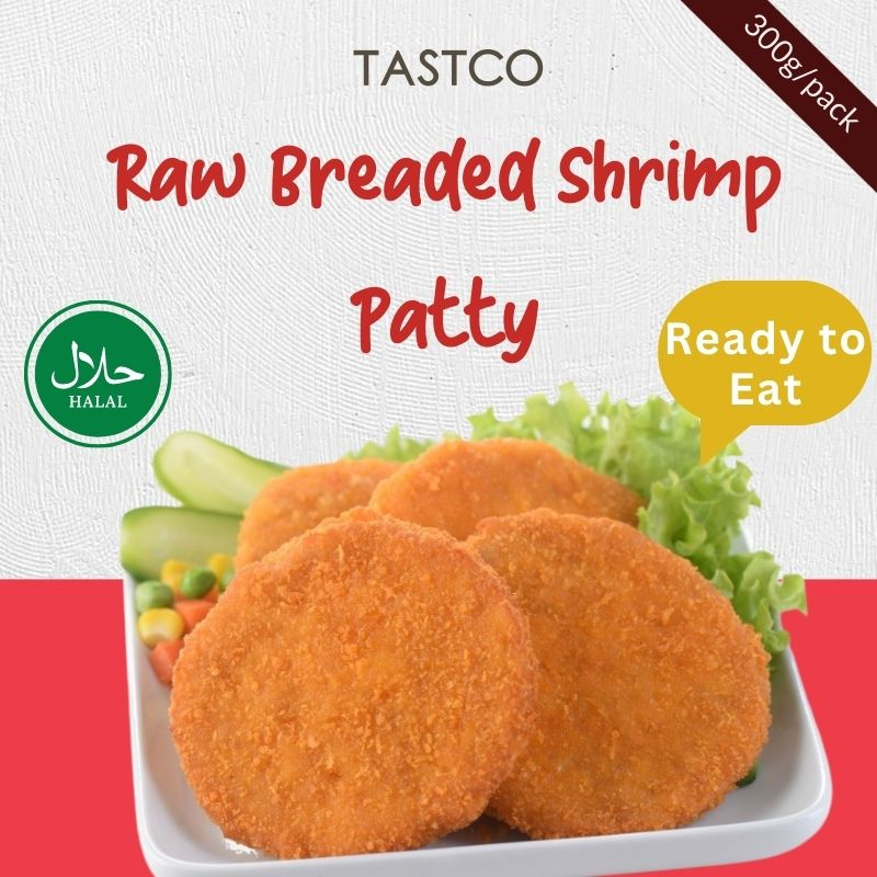 Raw Breaded Shrimp Patty 4pcs 300g/Pack Shopee Singapore