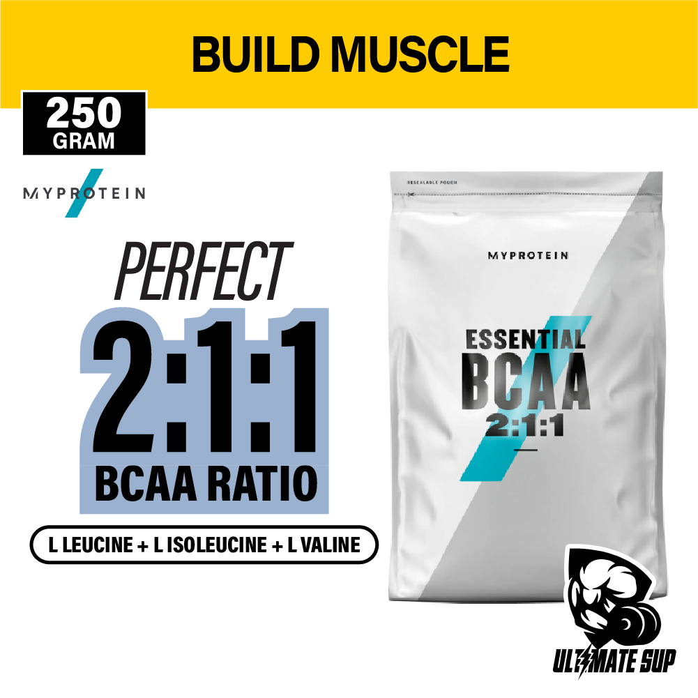 Myprotein Essential BCAA 211 Powder, Amino Acid, Support Gain Muscle