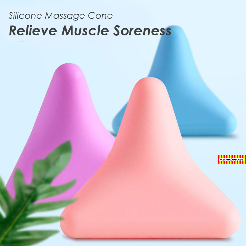 Silicone Massage Cone Triangular Relax Apparatus Ball Psoas Release