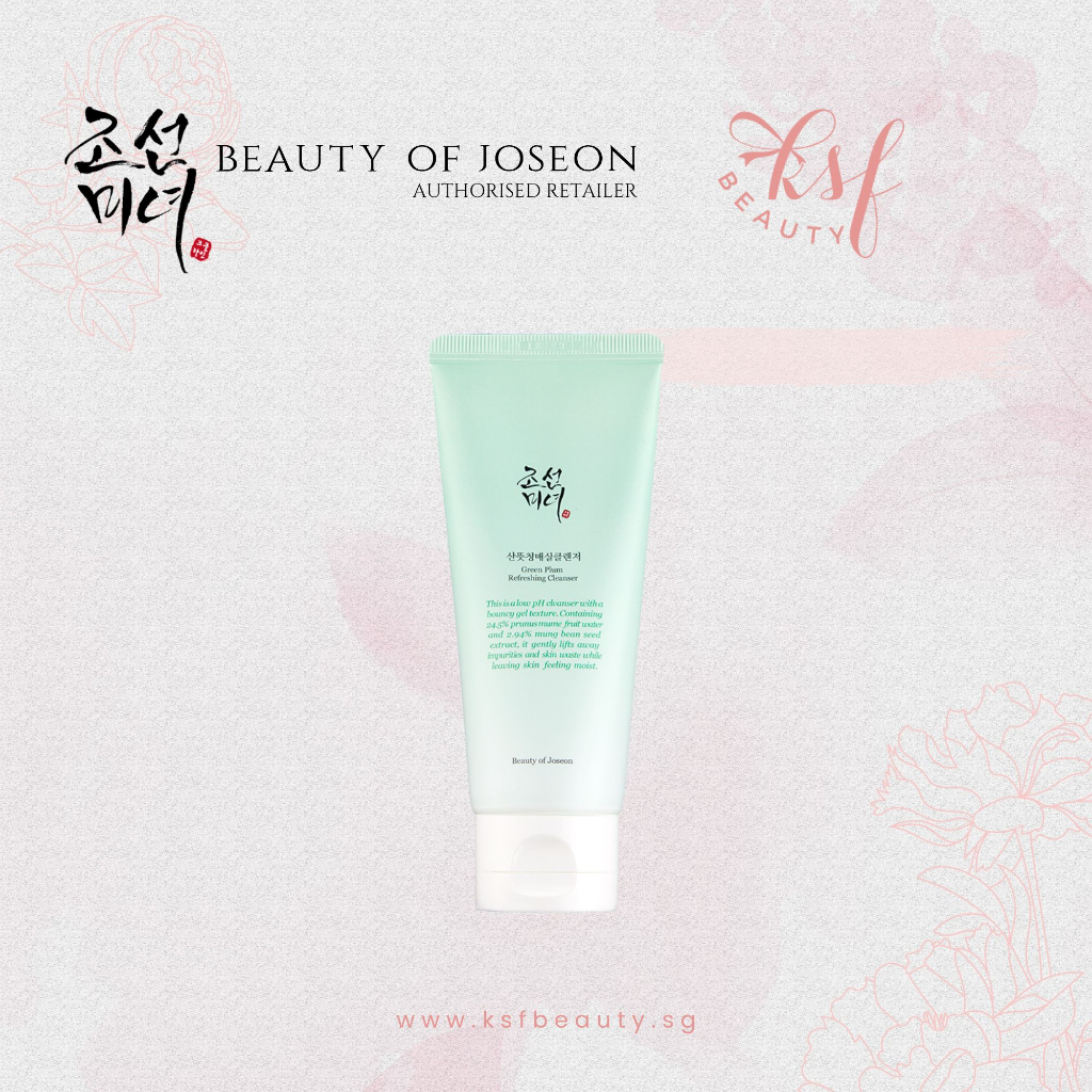 Beauty Of Joseon Skincare Green Plum Refreshing Cleanser 100ml Shopee Singapore 