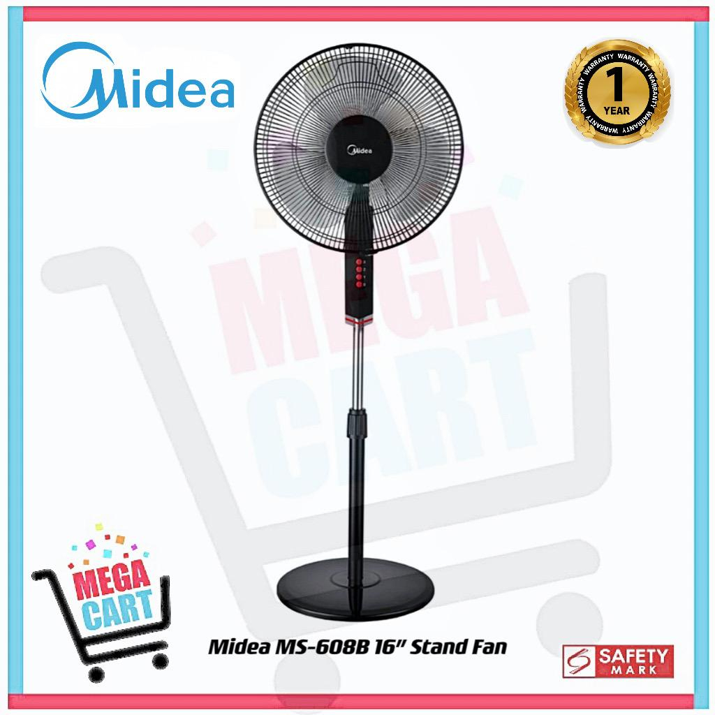 Midea 16" Stand Fan MS-608B | MS608B (1 Year Warranty) | Shopee Singapore