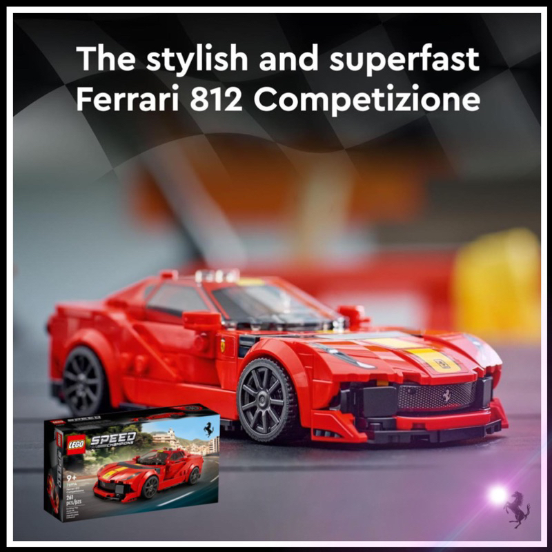 76914 - Lego - Speed Champions - Ferrari 812 Competizione – Full Toys