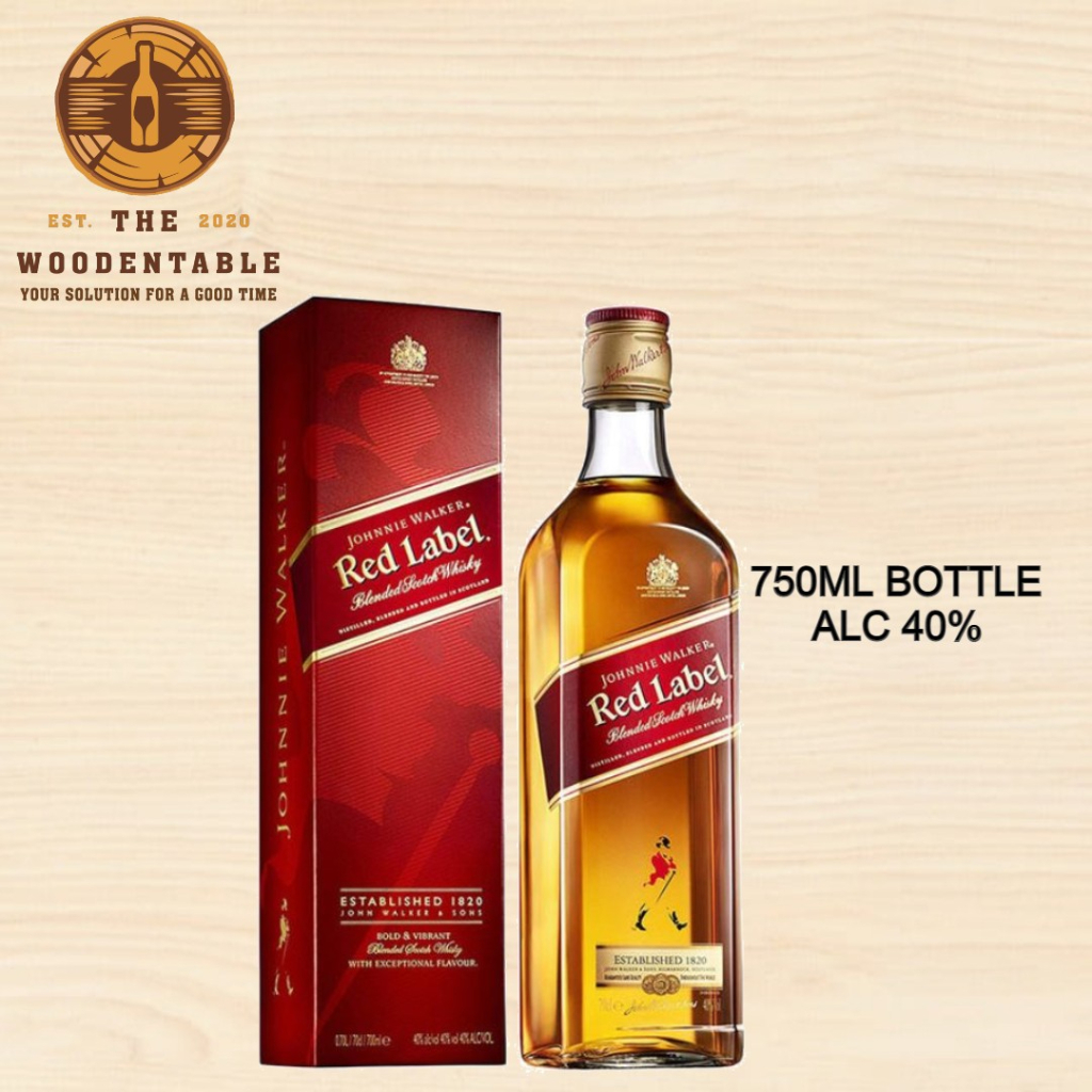 Johnnie Walker Red Label Whisky 700ml Shopee Singapore
