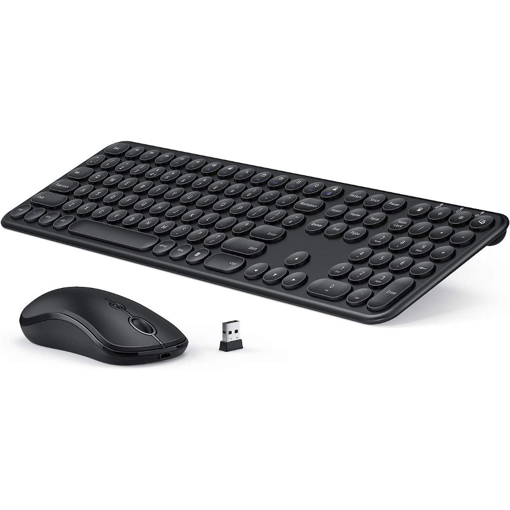 K022 Seenda Rechargeable Wireless Keyboard And Mouse Combo Ultra Slim Full Size 24g 2491